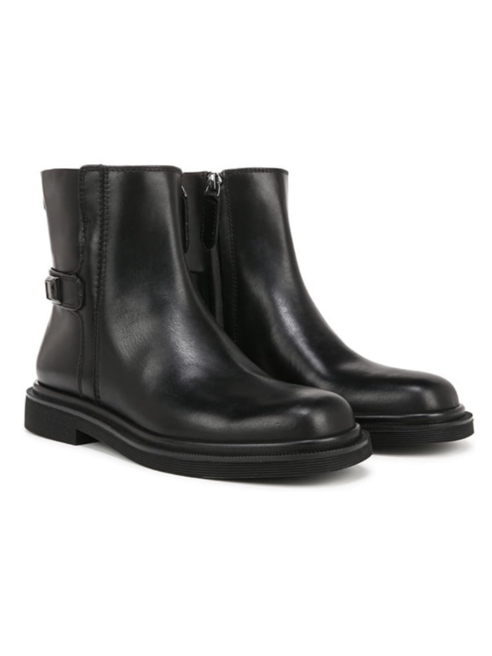 NWOT Franco Sarto Women's Axel Ankle Boot Black Leather